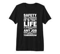 La sécurité n'est Pas chère, C'est Inestimable - Idée Cadeau pour Lieu de Travail T-Shirt Haut de Gamme