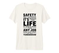 La sécurité n'est Pas chère, C'est Inestimable - Idée Cadeau pour Lieu de Travail T-Shirt Haut de Gamme