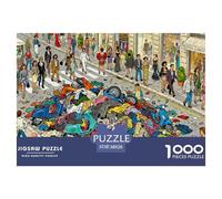 La Semaine de la Mode de Milan, surpeuplée Puzzle en Bois Imperméable DIY Puzzles De 1000 Pièces pour Adultes Impossible Jeux De Stimulants
