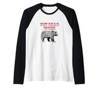 La Semaine de l'ours Gras, Style rétro, pour Les fêtes Fat Bear, Les Fans Manche Raglan