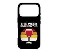 La Semaine requise pour Verser du vin en conséquence Coque pour iPhone 17 Pro
