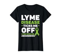 La Sensibilisation à la maladie de Lyme me Ticks Me Off T-Shirt Graphique avec Valeur
