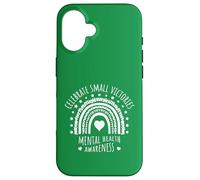 La Sensibilisation à la santé mentale célèbre Les Petites victoires Coque pour iPhone 16