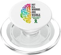 La Sensibilisation à la santé mentale Compte Que Toutes Les plaies ne sont Pas Visibles PopSockets PopGrip pour MagSafe