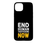 La Sensibilisation à la traite des êtres Humains Stop Exploitation Coque pour iPhone 15 Plus