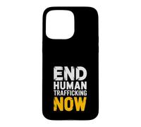 La Sensibilisation à la traite des êtres Humains Stop Exploitation Coque pour iPhone 15 Pro Max