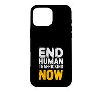 La Sensibilisation à la traite des êtres Humains Stop Exploitation Coque pour iPhone 16 Pro Max
