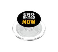 La Sensibilisation à la traite des êtres Humains Stop Exploitation PopSockets PopGrip pour MagSafe
