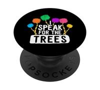 La Sensibilisation au Jour de la Terre Parle pour Les Arbres, Un Hippie Amoureux de la Nature PopSockets PopGrip Adhésif