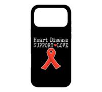 La Sensibilisation aux Maladies cardiaques soutient Le Dicton d'amour Coque pour iPhone 17 Pro Max