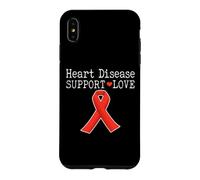 La Sensibilisation aux Maladies cardiaques soutient Le Dicton d'amour Coque pour iPhone XS Max