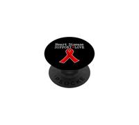 La Sensibilisation aux Maladies cardiaques soutient Le Dicton d'amour PopSockets PopGrip Adhésif