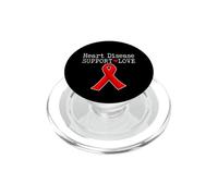 La Sensibilisation aux Maladies cardiaques soutient Le Dicton d'amour PopSockets PopGrip pour MagSafe