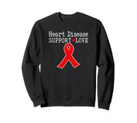 La Sensibilisation aux Maladies cardiaques soutient Le Dicton d'amour Sweatshirt