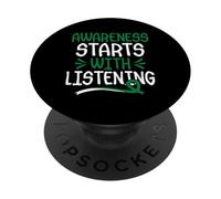 La Sensibilisation Commence par L'écoute - Sensibilisation PopSockets PopGrip Adhésif