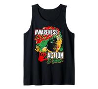 « La Sensibilisation est Cool, l'action est Meilleure » - Mois de l'histoire des Noirs Débardeur