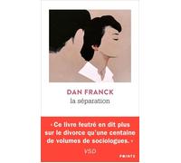La Séparation - Dan Franck - Points - Poche - Roman