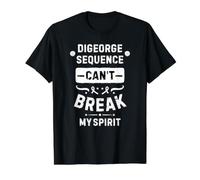 La séquence de DiGeorge ne Peut Pas me briser l'esprit T-Shirt Graphique avec Valeur, Homme, Noir, S