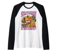 La sérotonine dans Cette économie ? Meme drôle de Capybara Bootleg Y2K Manche Raglan