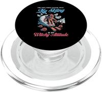 La Seule Chose Plus Rapide Que Mon Ski, C'est Mon Attitude d PopSockets PopGrip pour MagSafe