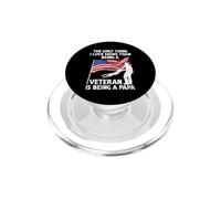 La Seule Chose Que J'aime Plus Que Le Fait d'être Un vétéran, C'est d'être Papa PopSockets PopGrip pour MagSafe