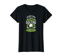 La Seule Chose Que J'aime Plus Que Le Golf, C'est d'être Grand-père T-Shirt Graphique avec Valeur, Femme, Noir, XS