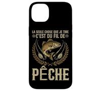La Seule Chose Que Je Tire C'est Le Fil De Ma Canne À Pêche Coque pour iPhone 14 Plus
