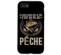 La Seule Chose Que Je Tire C'est Le Fil De Ma Canne À Pêche Coque pour iPhone SE (2020) / 7/8
