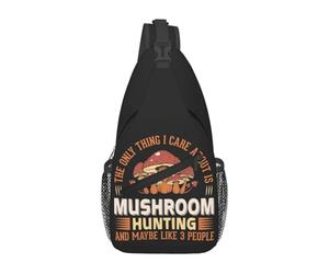 La Seule Chose Qui Compte, C'est La Chasse Aux Champignons. Peut-Être Que Les Gens Citent des Citations sur Les Champignons. Sac À Bandoulière Pratique Sacoche Epaule Décontracté Sac Banane
