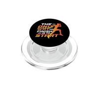 La Seule façon de finir est de Commencer à Courir la Motivation PopSockets PopGrip pour MagSafe