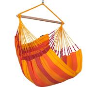 La Siesta fauteuil suspendu HABANA Comfort volcano orange Lounger en cotonHamac chaise hamac