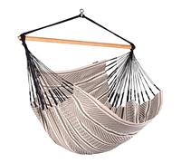 La Siesta® Habana - Chaise-Hamac Bio en Coton Kingsize, Rotation à 360°, Design Courbé, Fabrication Colombienne - Zebra, Kingsize