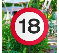 La signaux de trafic 18 anniversaire Décoration