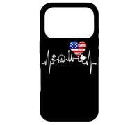 La Silhouette Las Vegas Battement Coeur Nevada Sin City USA Coque pour iPhone 17 Pro