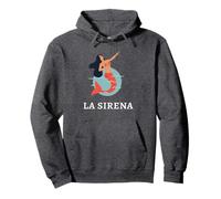 La Sirena, Mermaid Loterie de Loterie Mexicaine Bingo Loteria Sweat à Capuche