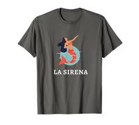 La Sirena, Mermaid Loterie de Loterie Mexicaine Bingo Loteria T-Shirt