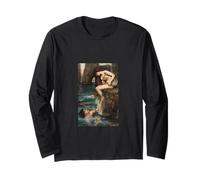 La sirène John William Waterhouse Art Manche Longue