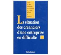 La situation des creanciers d une entreprise en difficulte - actes du colloque Sur la situation des créanciers après 10 ans d'application de la loi du 25 janvier 1985 - Centre de droit des affaires -