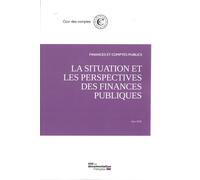 La situation et les perspectives des finances publiques - Juin 2010 - Cour Des Comptes - Documentation Francaise - broché - Etude