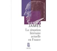 La Situation Littéraire Actuelle En France