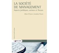 La Société De Management - Aspects Juridiques, Sociaux Et Fiscaux