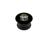 La société Dit Que Je suis autiste Dieu Dit Que Je suis Parfait PopSockets PopGrip Adhésif