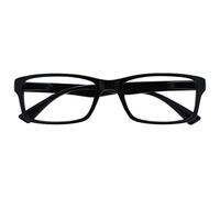 La Société Lunettes De Lecture Noir Lecteurs Designer Style Hommes Femmes UVR092BK +2,00