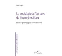 La sociologie a l'epreuve de l'hermeneutique - Kako Nubukpo - L'harmattan - broché - Livre