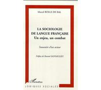 La Sociologie De Langue Francaise