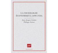 La sociologie économique 1890-1920