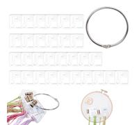 La soie laisse tomber les points de croix | Planches à enrouler le fil Bobines de fil Points de croix,Bobines de gouttes de fil, organisateur de fil pour fil de coton croisé, artisanat, rangement de c