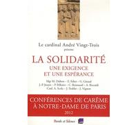 la solidarite une exigence et une esperance