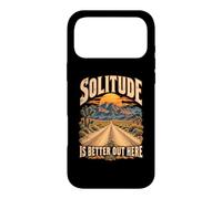 La Solitude est Meilleure Ici dans Le désert de Mojave Coque pour iPhone 17 Pro Max