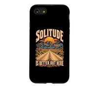 La Solitude est Meilleure Ici dans Le désert de Mojave Coque pour iPhone SE (2020) / 7/8
